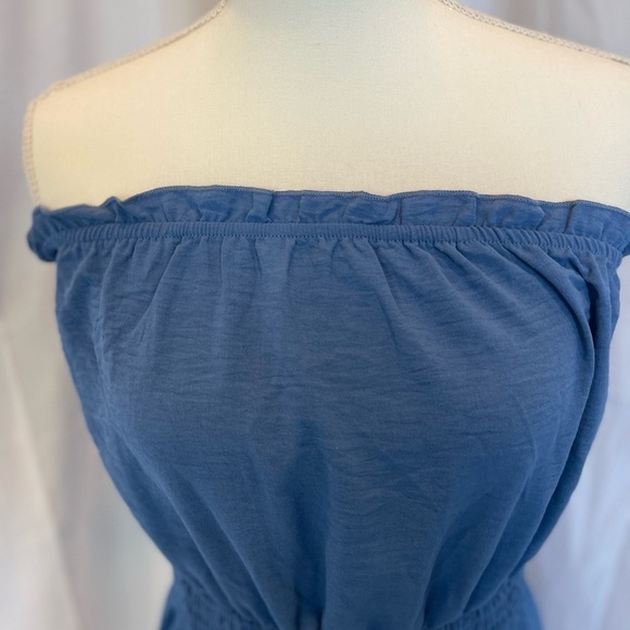 CupShe NWT Mini Dress/Swim Coverup Size Medium Navy Blue - Picture 3 of 10